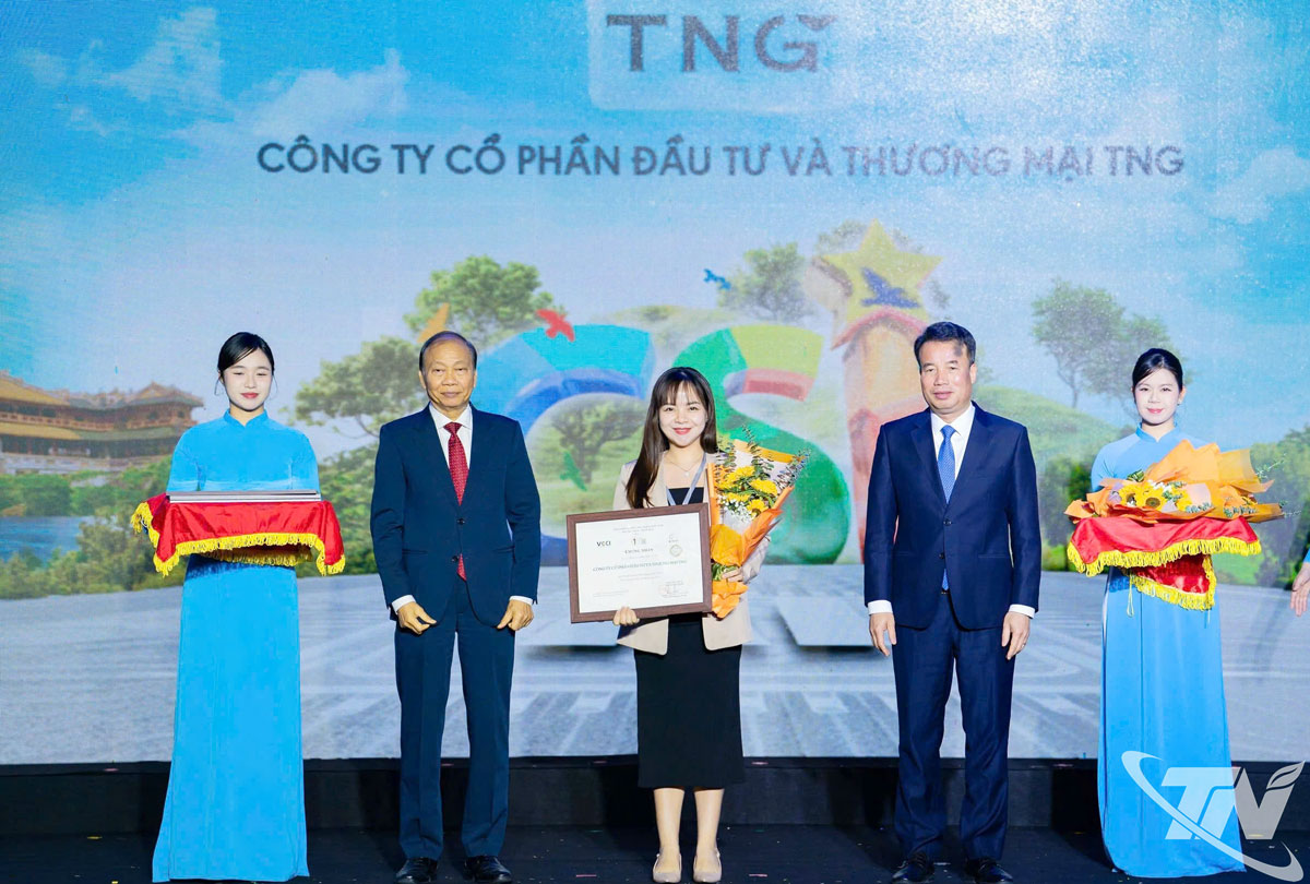Công ty Cổ phần Đầu tư và Thương mại TNG lọt Top 100 doanh nghiệp bền vững tiêu biểu tại Việt Nam.