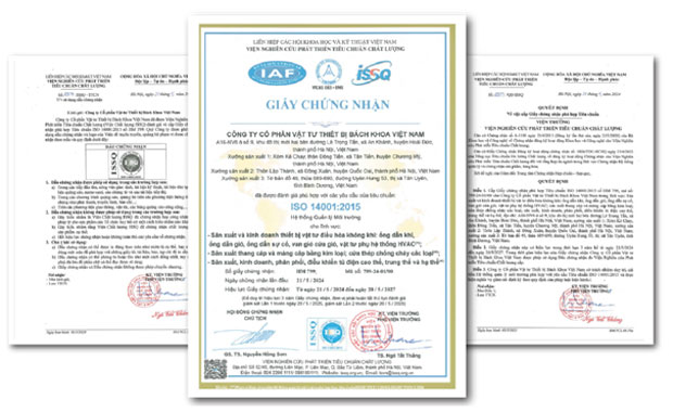 BKDoor đảm bảo chứng nhận, kiểm định cho từng lô hàng.