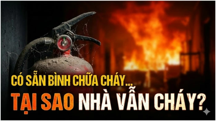 Bình chữa cháy: Vì sao có sẵn mà nhiều vụ cháy vẫn vượt tầm kiểm soát?