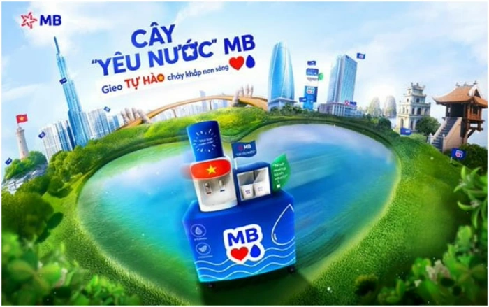 'Cây Yêu Nước' phủ xanh hơn 300 chi nhánh MB: Gieo tự hào chảy khắp non sông