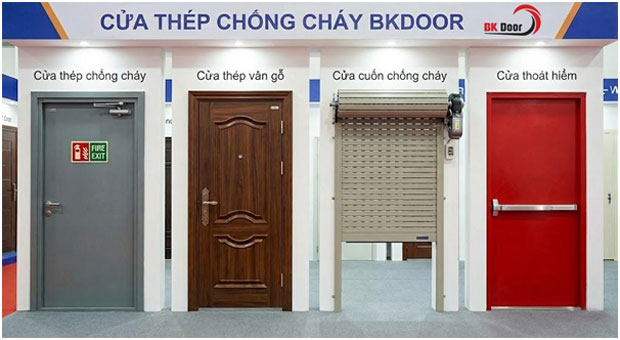 BKDoor sở hữu đa dạng mẫu mã cửa thép chống cháy.