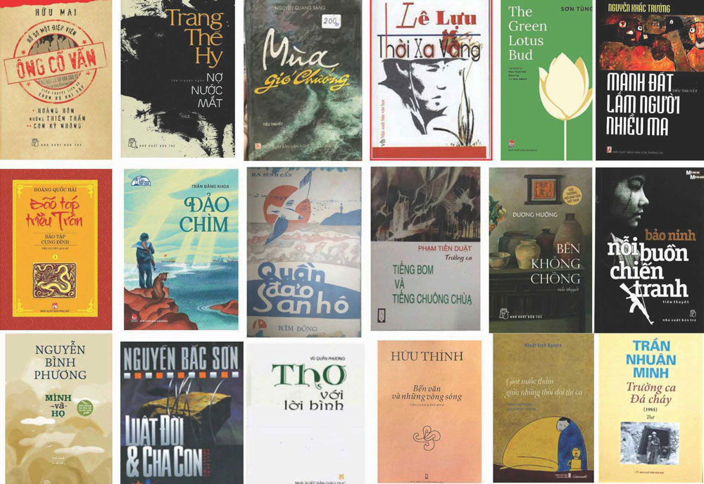 Một số tác phẩm về đề tài chiến tranh, cách mạng.