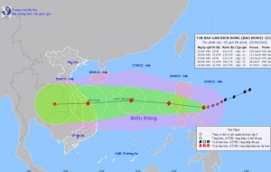 Trong 24 giờ tới, bão giật cấp 17 vào Biển Đông