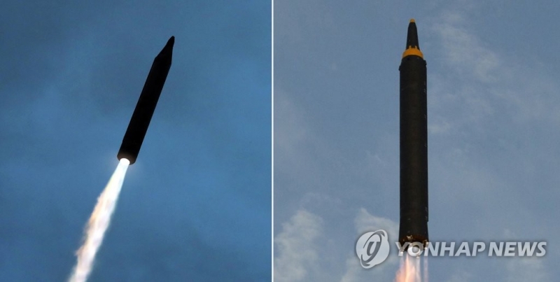 Hình ảnh một vụ phóng tên lửa Triều Tiên. Ảnh: Yonhap