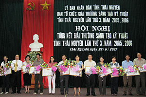 Thái Nguyên: 23 công trình đoạt giải thưởng sáng tạo kỹ thuật