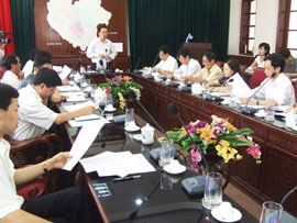 Chuẩn bị cho kỳ họp thứ 8, HĐND tỉnh Thái Nguyên khoá XI