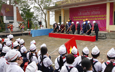 Tôn tạo di tích nơi ra đời cơ sở Đảng đầu tiên của tỉnh