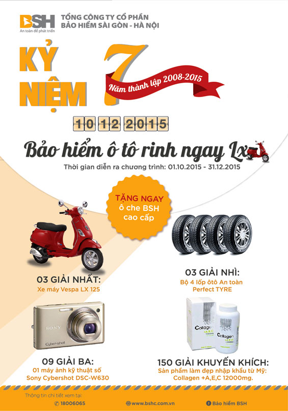 Cơ hội RINH xe LX khi mua bảo hiểm ô tô BSH