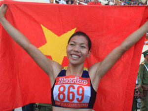 Hat-trick vàng của Vũ Thị Hương