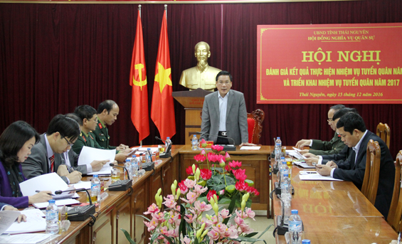 Triển khai nhiệm vụ tuyển quân năm 2017