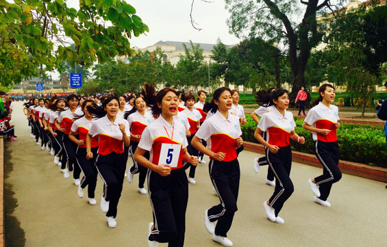 Trên 3.000 sinh viên tham gia giải chạy đều