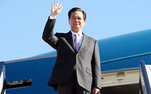 Thủ tướng lên đường dự Hội nghị Cấp cao đặc biệt ASEAN-Hoa Kỳ