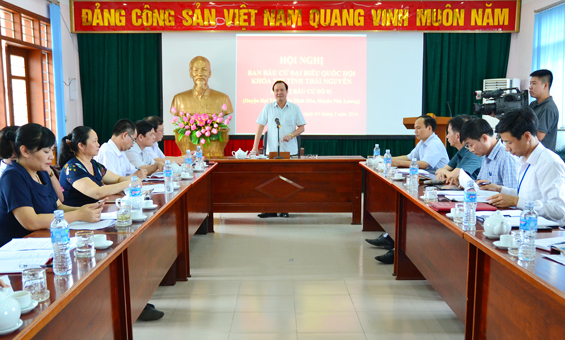 Thống nhất quy chế làm việc của đơn vị bầu cử số 1