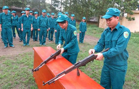 Chi bộ quân sự xã phường thị trấn Góp phần nâng cao hiệu quả công tác quân  sự quốc phòng tại cơ sở  Báo Lạng Sơn