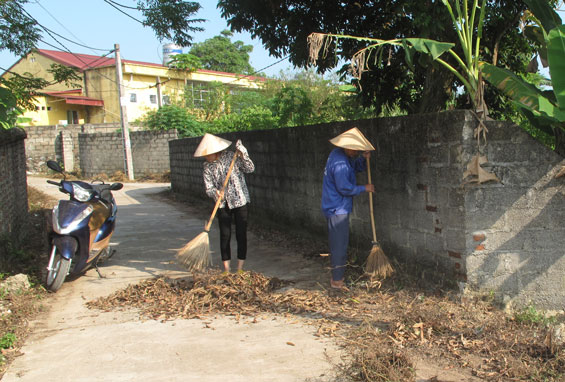 Gương mẫu trong công tác bảo vệ môi trường