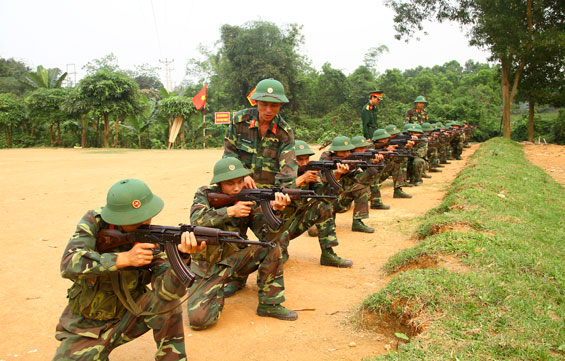 Tân binh sau tháng đầu nhập ngũ