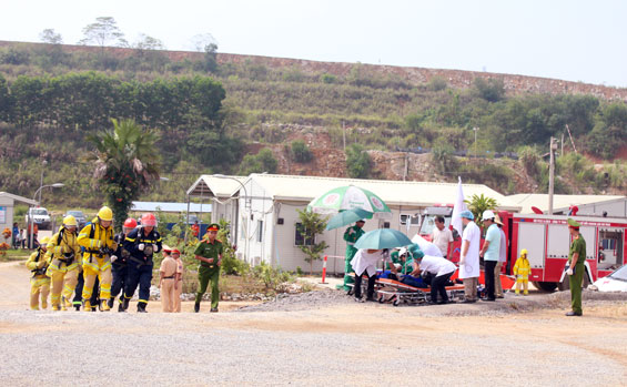 Tổ chức thành công diễn tập ứng phó sự cố bức xạ, sự cố hạt nhân