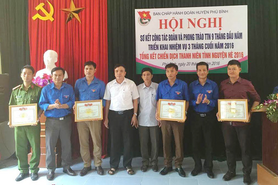 Huyện đoàn Phú Bình: Nhiều hoạt động hướng về cơ sở