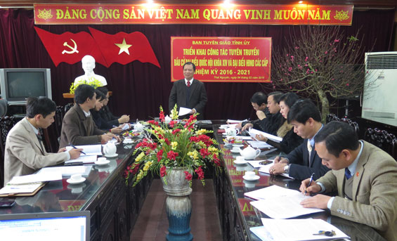 Triển khai công tác tuyên truyền