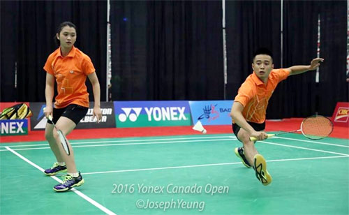 Đôi Tuấn Đức - Như Thảo đi tiếp tại Giải Cầu lông Canada mở rộng