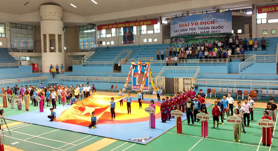 Khai mạc Giải Vô địch Vật dân tộc toàn quốc