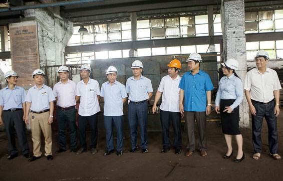 Tập trung hỗ trợ người lao động tại Công ty CP Luyện cán thép Gia Sàng