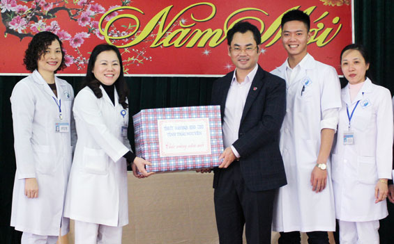 Lãnh đạo tỉnh thăm và chúc Tết các đơn vị