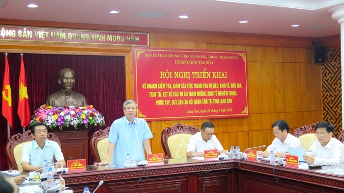 Kiểm tra, giám sát việc xử lý các vụ án tham nhũng tại 20 tỉnh