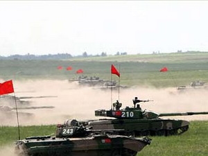 Nga-Trung Quốc bắt đầu tập trận chung