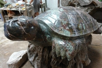 Sắp trưng bày tượng Bảo Ngọc Linh Quy bằng đá quý nặng 2 tấn