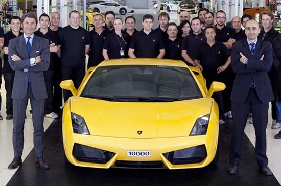 Lamborghini xuất xưởng chiếc Gallardo thứ 10.000