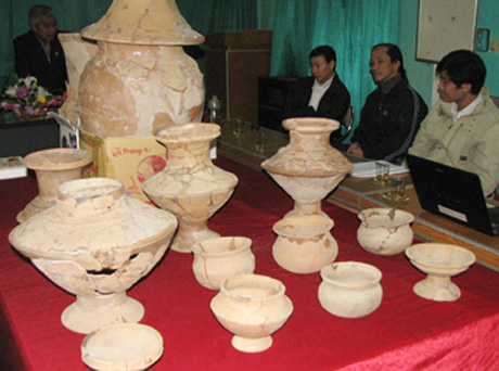 Tiếp tục khai quật di chỉ khảo cổ học Bãi Cọi, Hà Tĩnh