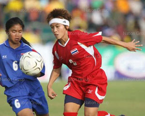 Nữ Thái Lan "dội" 14 bàn thắng vào lưới nữ Malaysia