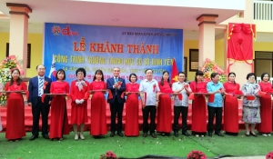 Khánh thành công trình Trường THCS Bình Yên