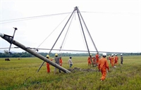 97% phụ tải điện ở miền Trung và Tây Nguyên được khôi phục