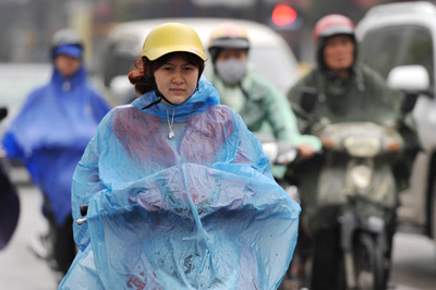 Miền Bắc mưa rào do không khí lạnh