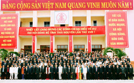 Đại hội Đảng bộ tỉnh Thái Nguyên lần thứ XVII - Báo Thái Nguyên ...
