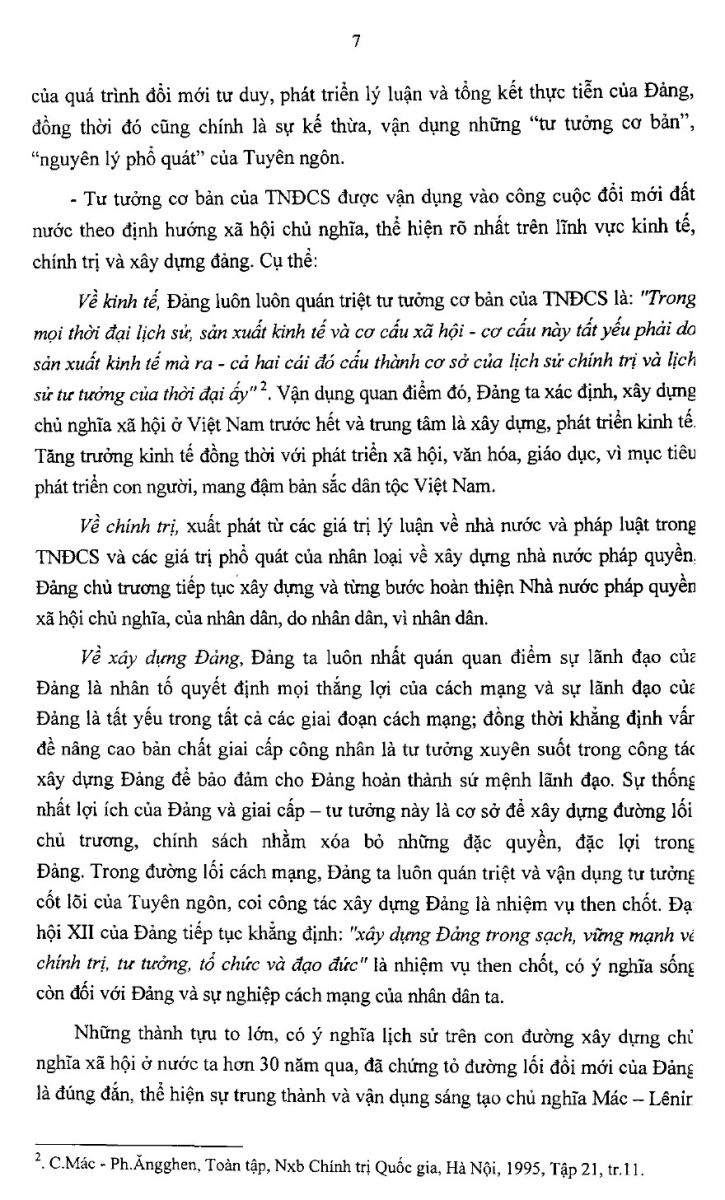 ĐỀ CƯƠNG TUYÊN TRUYỀN KỶ NIỆM 170 NĂM RA ĐỜI TÁC PHẨM TUYÊN NGÔN CỦA ĐẢNG CỘNG SẢN