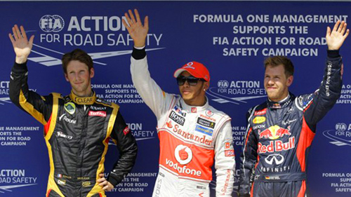 Lewis Hamilton đạt thành tích tốt ở cuộc đua phân hạng