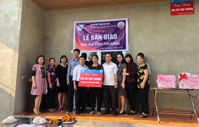 TYM hỗ trợ hộ thành viên nghèo xây nhà Mái ấm tình thương