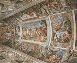 Roma, Italia: Phục hồi bức bích hoạ thời phục hưng