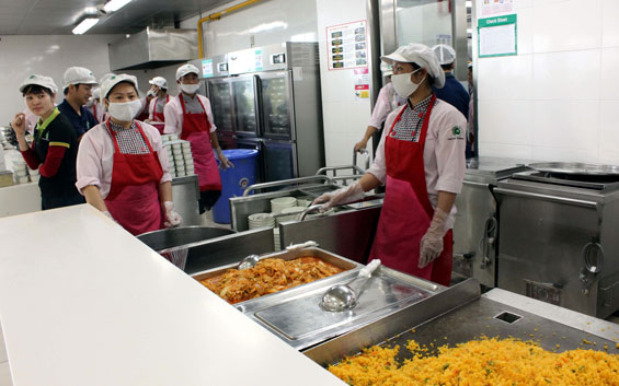 Toàn tỉnh có gần 3.770 bếp ăn tập thể