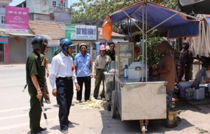 Bảo đảm trật tự an toàn giao thông ở Ba Hàng