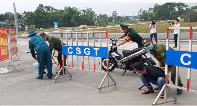 Diễn tập phương án phòng, chống dịch