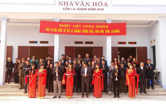 Đưa vào sử dụng nhà văn hóa trị giá 350 triệu đồng