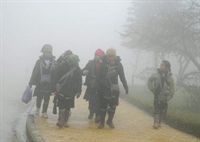 Vùng núi Bắc Bộ có nơi 7 đến 9 độ C