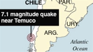 Động đất 7,1 độ richter tại Chile
