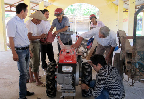 Góp phần giải phóng sức lao động cho nông dân