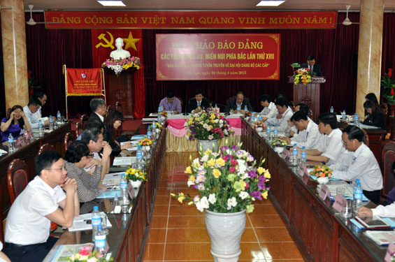 Báo Đảng địa phương tuyên truyền về đại hội Đảng bộ các cấp