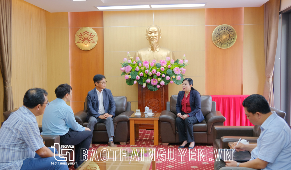 Mở rộng hợp tác giữa tỉnh Thái Nguyên và Tập đoàn Dongwha trên nhiều lĩnh vực